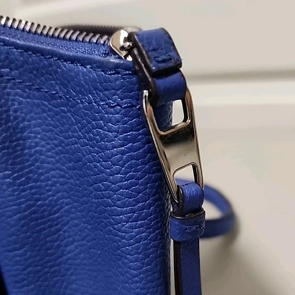 Tignanello Blue Leather Handbag - Picture 2 of 9